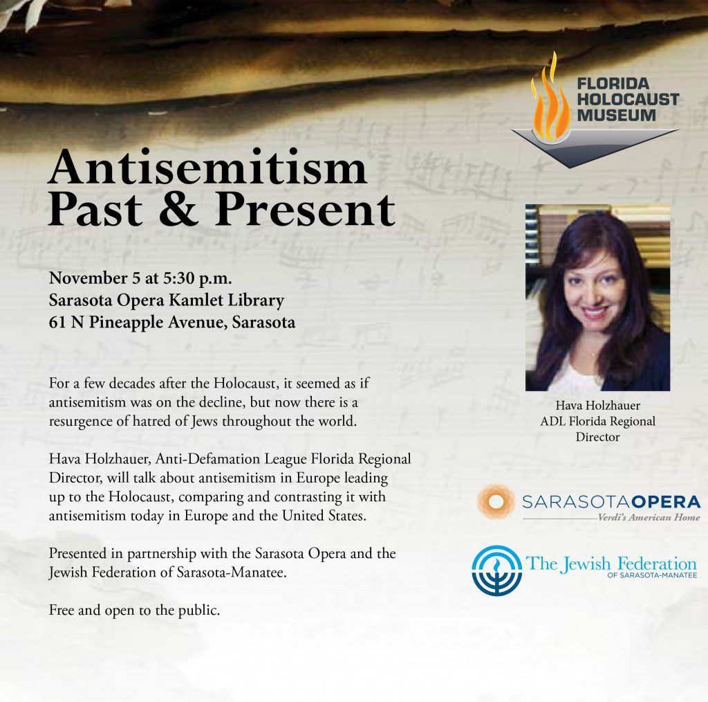 Antisemitism Past & Present flyer